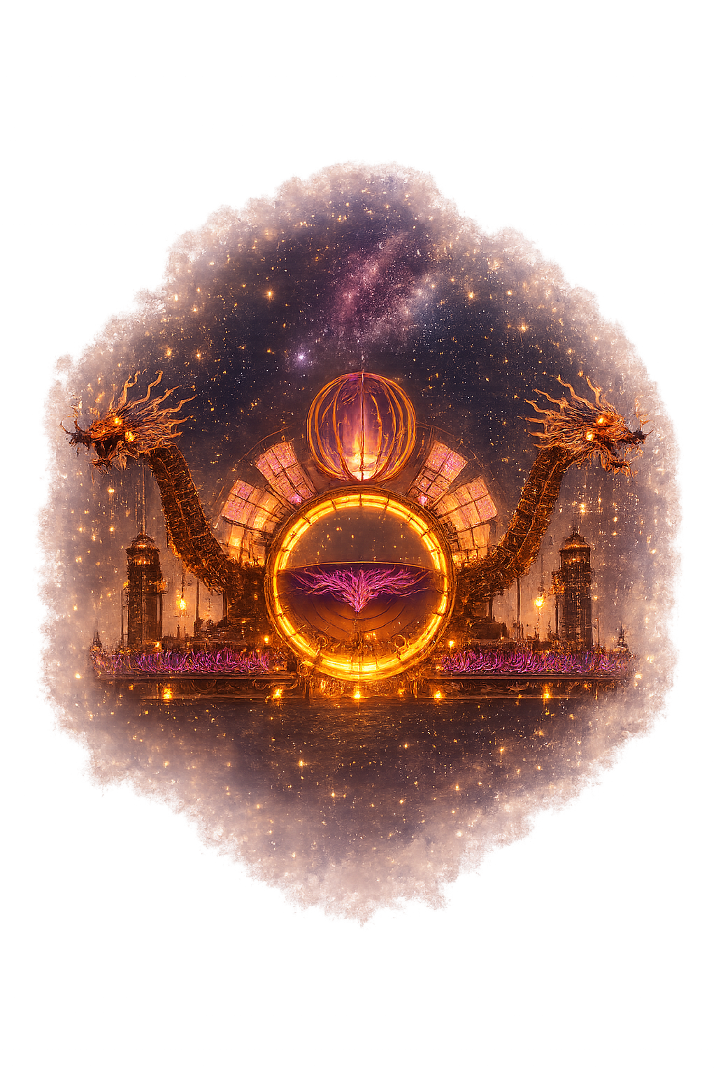 Long Feng — the dragon stage held within a nebula